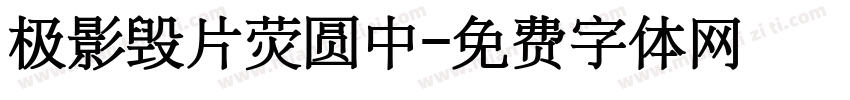 极影毁片荧圆中字体转换