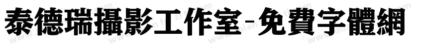 泰德瑞摄影工作室字体转换