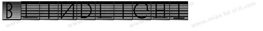 Blindlight字体转换