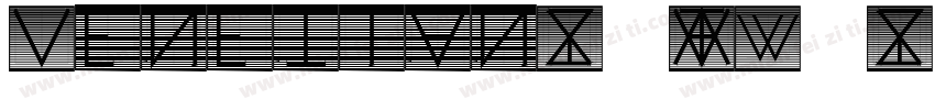 Venetian301W03字体转换