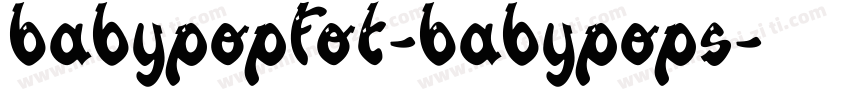 BabyPopFOT-BabyPopS字体转换