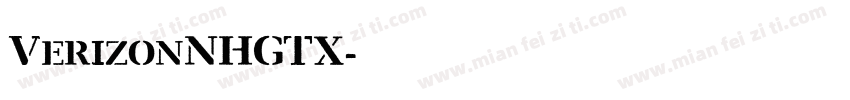 VerizonNHGTX字体转换