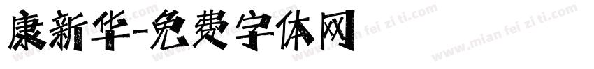 康新华字体转换