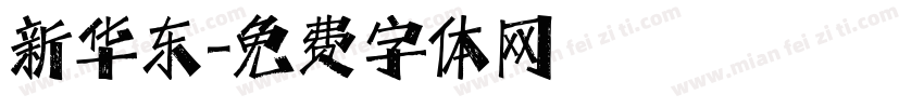 新华东字体转换