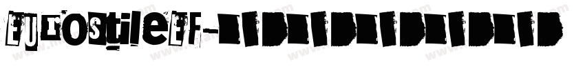 EurostileEF字体转换