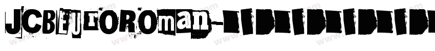 JCBEuroRoman字体转换