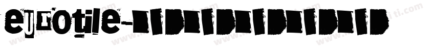eurotile字体转换
