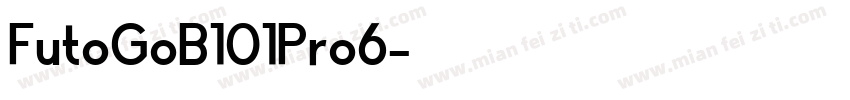 FutoGoB101Pro6字体转换