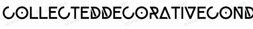 CollectedDecorativecondensedBold-7y1B字体转换