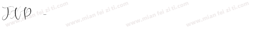 JXP正楷字体转换