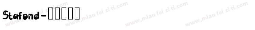 Stafond字体转换