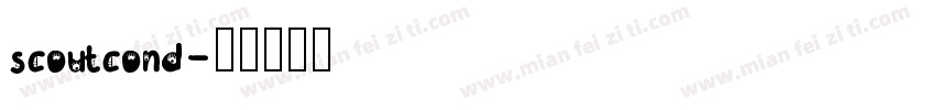scoutcond字体转换
