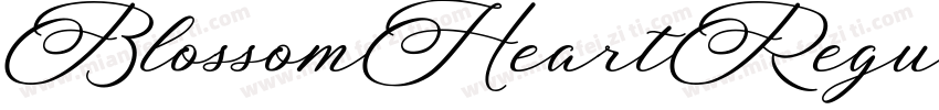 BlossomHeartRegular字体转换