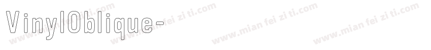 VinylOblique字体转换