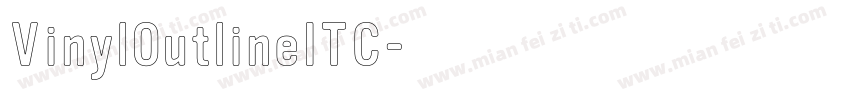 VinylOutlineITC字体转换