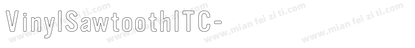 VinylSawtoothITC字体转换