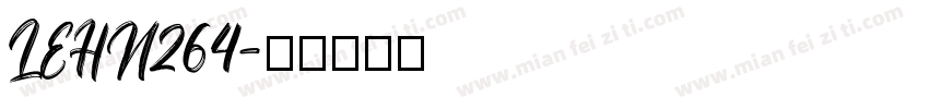 LEHN264字体转换
