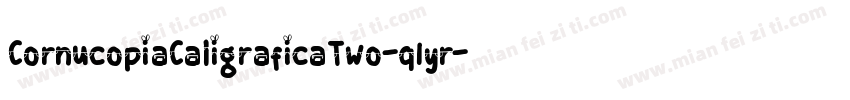 CornucopiaCaligraficaTwo-q1yr字体转换