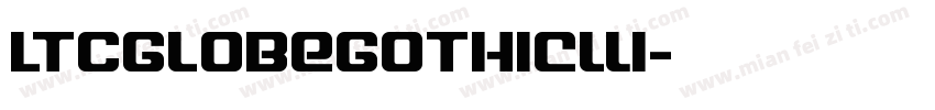 LTCGlobeGothicW字体转换