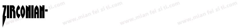 Zirconian字体转换