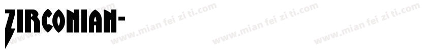 Zirconian字体转换