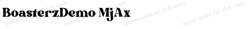 BoasterzDemo-MjAx字体转换