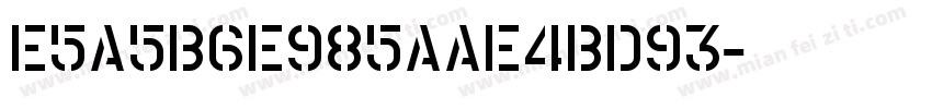 E5A5B6E985AAE4BD93字体转换