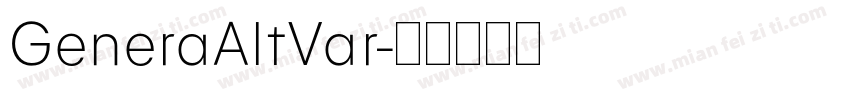 GeneraAltVar字体转换