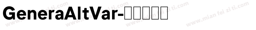 GeneraAltVar字体转换