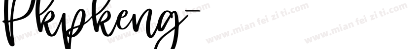Pkpkeng字体转换