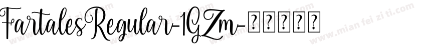 FartalesRegular-1GZm字体转换