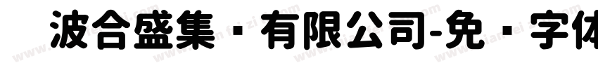 宁波合盛集团有限公司字体转换