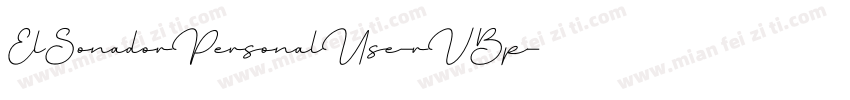 ElSonadorPersonalUse-rVBp字体转换