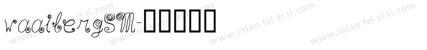 waaibergSM字体转换