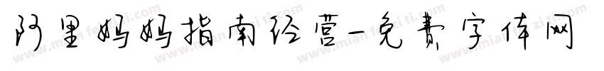 阿里妈妈指南经营字体转换
