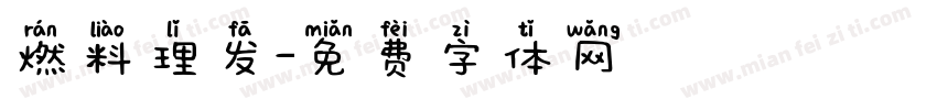 燃料理发字体转换