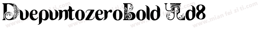 DuepuntozeroBold-YLd8字体转换