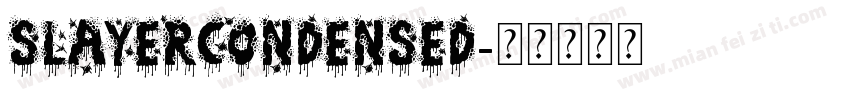 SlayerCondensed字体转换
