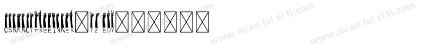 CsNancyFreeInner-YzEdv字体转换