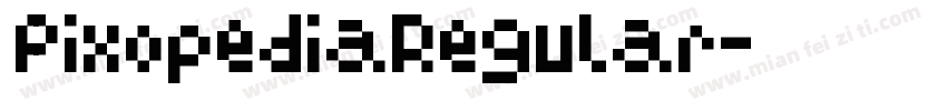 PixopediaRegular字体转换