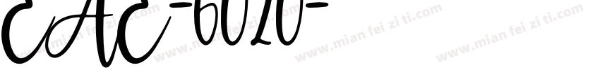 EAE-6020字体转换