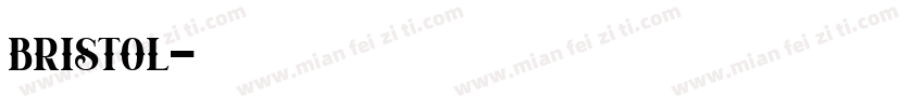 bristol字体转换