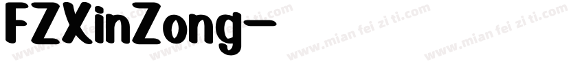 FZXinZong字体转换