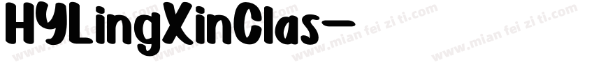 HYLingXinClas字体转换