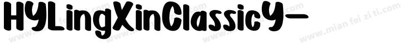 HYLingXinClassicY字体转换