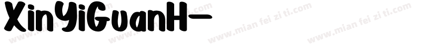 XinYiGuanH字体转换