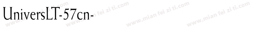 UniversLT-57cn字体转换