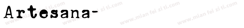 Artesana字体转换