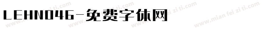 LEHN046字体转换