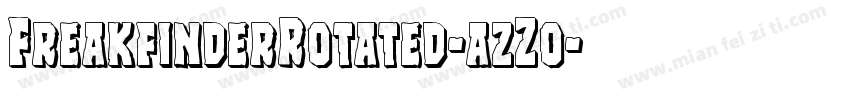FreakfinderRotated-azZo字体转换